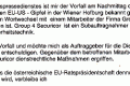 Faksimile der Dienststelle des Bundesministerium für auswärtige Angelegenheiten Faksimile der Dienststelle des Bundesministerium für auswärtige Angelegenheiten
